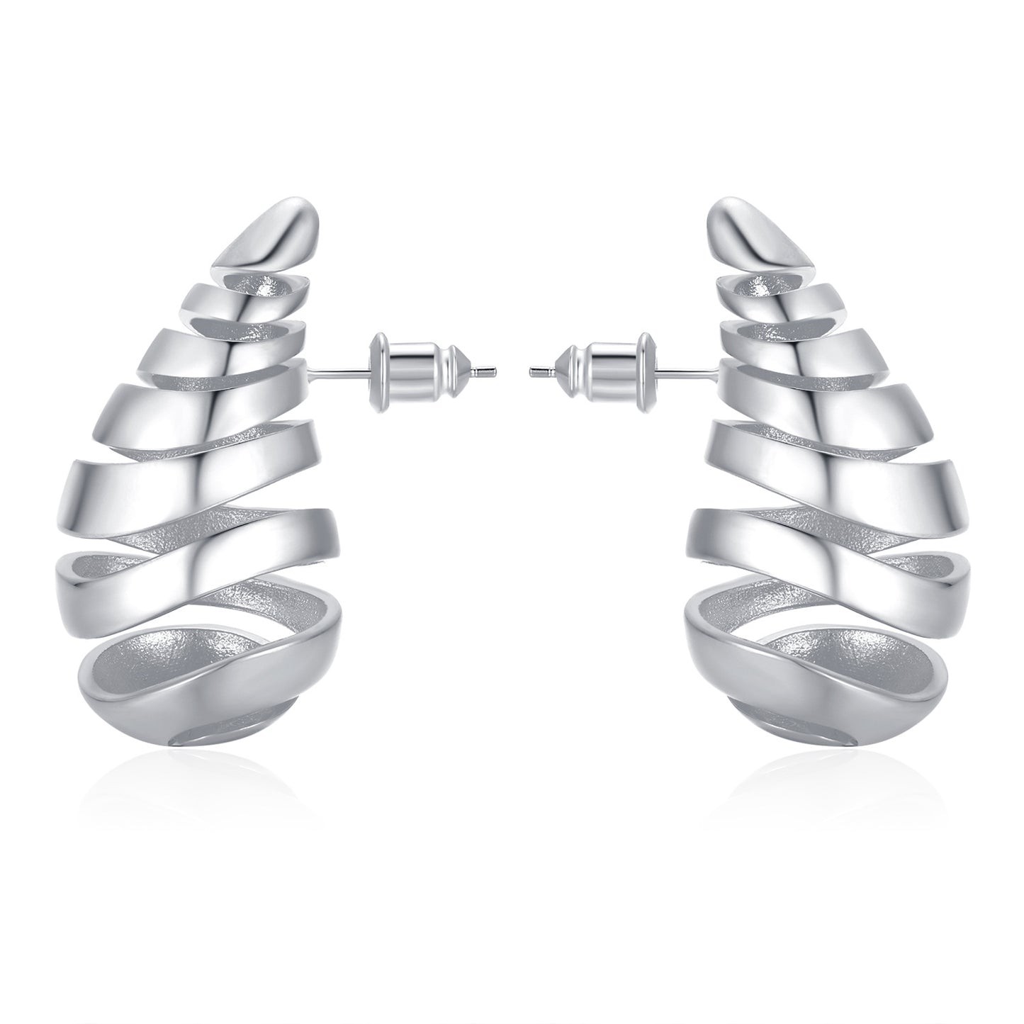 Nia Open Earring Silver