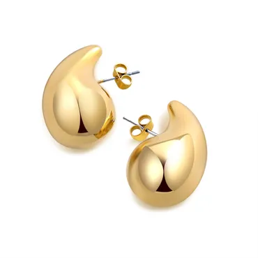 Nia Gold Tear Drop Earring