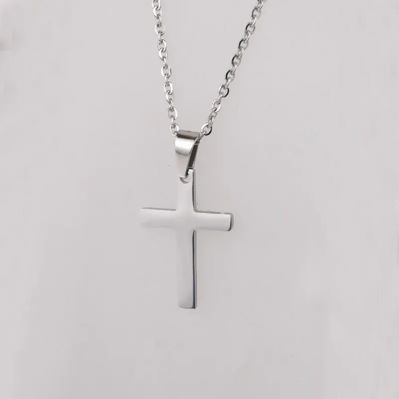 Don Stainless Cross and Necklace