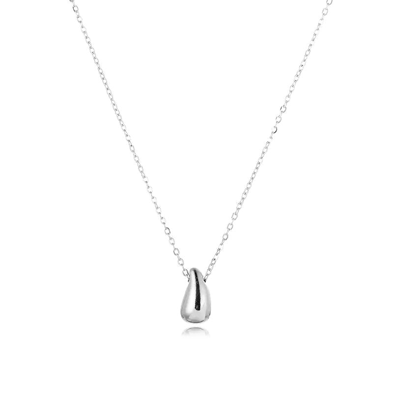 Nya Mini Stainless Teardrop Necklace