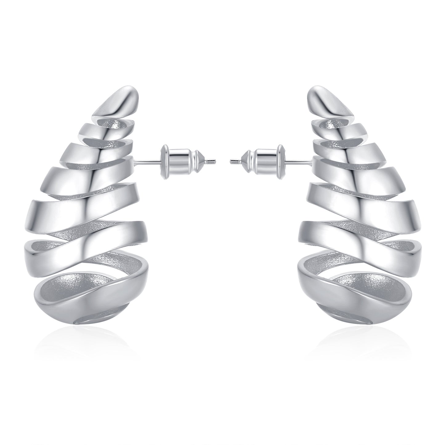 Nia Open Earring Silver