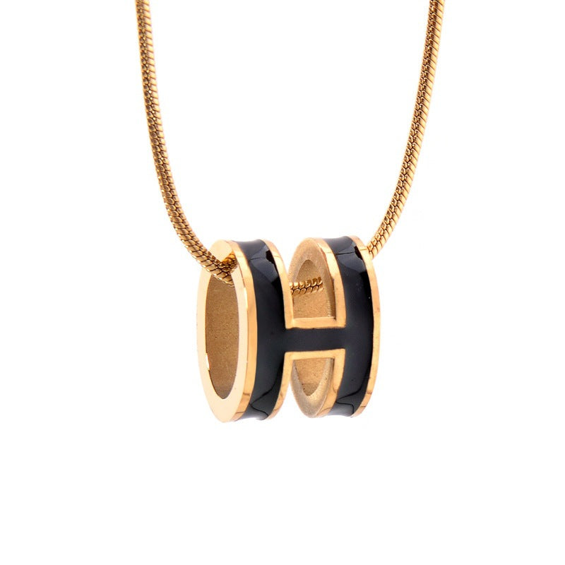 Hailey Gold and Black Necklace