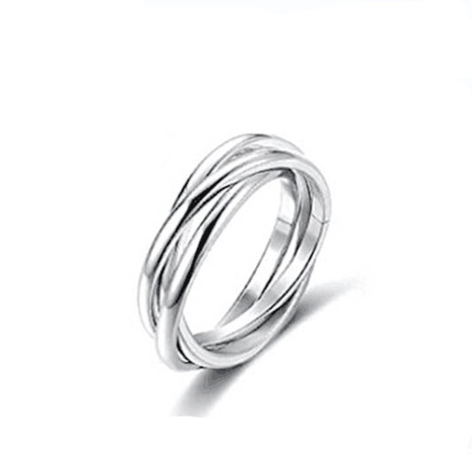 Trina Silver Triple Ring