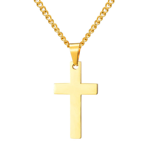 Judah Gold Cross Necklace