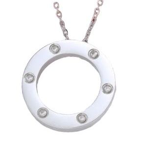 Roxy Stainless Zircon Necklace