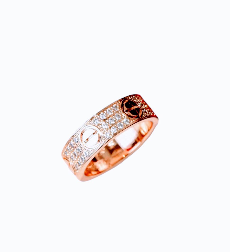 Liz Rose Gold Screw Ring