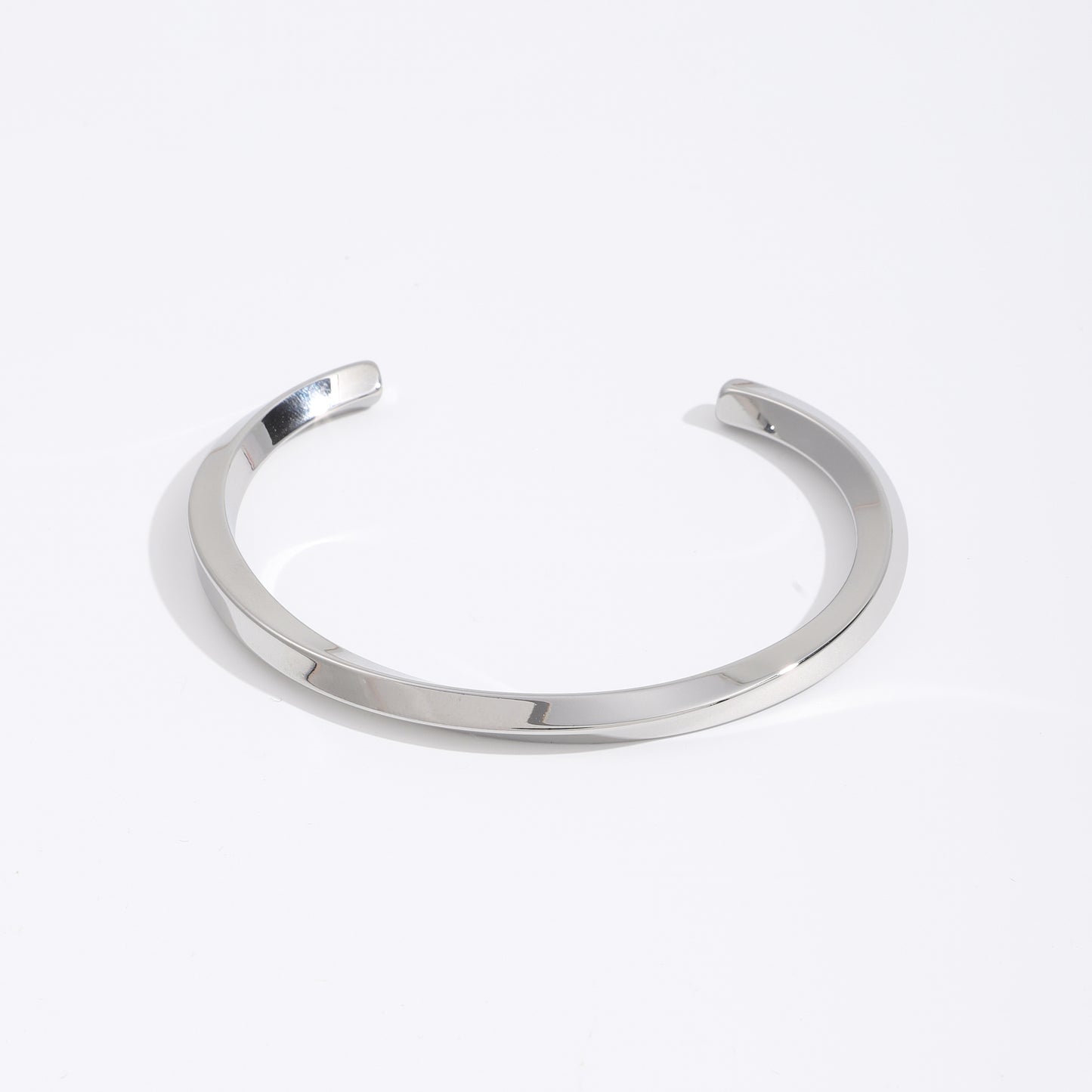 Lina Silver Cuff Bangle