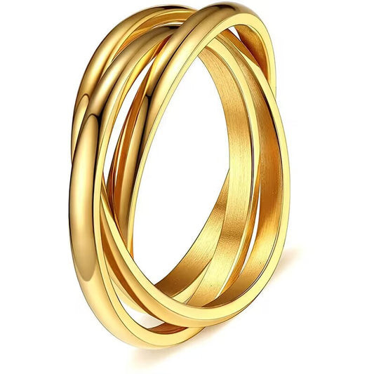 Trina Gold Triple Ring